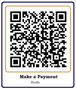 QR code to pay for Buda